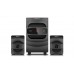 Колонки 2.1 REAL-EL M-390 black (32Вт, Bluetooth, USB, FM, ДУ)