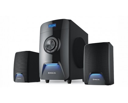 Колонки 2.1 REAL-EL M-570 Bluetooth, караоке (58Вт) black Колонки 2.1 REAL-EL M-570 Bluetooth, караоке (58Вт) black