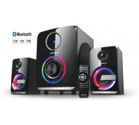 Колонки 2.1 REAL-EL M-580 black (58Вт, Bluetooth, USB, SD, FM, ДК) 