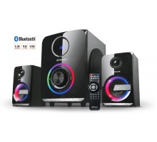 Колонки 2.1 REAL-EL M-580 black (58Вт, Bluetooth, USB, SD, FM, ДК) 