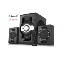 Колонки 2.1 REAL-EL M-590 black (60Вт, Bluetooth, USB, SD, FM, ДК) УЦІНКА