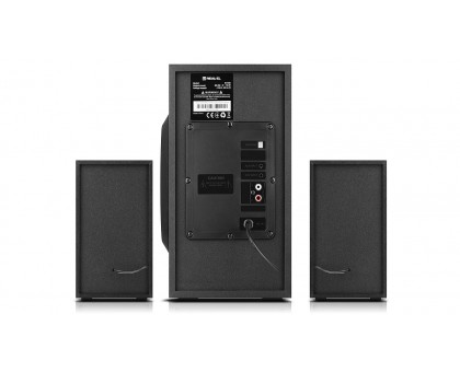 Колонки 2.1 REAL-EL M-590 black (60Вт, Bluetooth, USB, SD, FM, ДК) Колонки 2.1 REAL-EL M-590 black (60Вт, Bluetooth, USB, SD, FM, ДК)