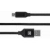 Кабель REAL-EL Premium USB A - Micro USB Fabric 2m чорний