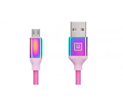 Кабель REAL-EL Premium USB A - Micro USB Rainbow 1m Кабель REAL-EL Premium USB A - Micro USB Rainbow 1m