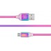 Кабель REAL-EL Premium USB A - Micro USB Rainbow 1m