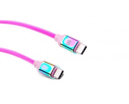 Кабель REAL-EL Premium USB Type C - Type C Rainbow 1m