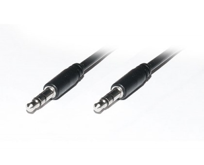 Кабель REAL-EL Audio Pro 3.5mm M - 3.5mm M 1m чорний Кабель REAL-EL Audio Pro 3.5mm M - 3.5mm M 1m чорний