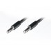 Кабель REAL-EL Audio Pro 3.5mm M - 3.5mm M 1m чорний