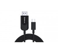 Кабель REAL-EL CHD-180 Type C- HDMI 4K 60Hz чорний