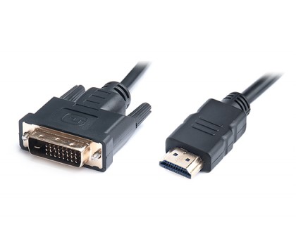Кабель REAL-EL HDMI-DVI M-M 1.8m Кабель REAL-EL HDMI-DVI M-M 1.8m