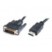 Кабель REAL-EL HDMI-DVI M-M 1.8m