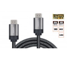 Кабель REAL-EL HDMI Premium V2.0 M-M 1м 