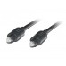 Кабель REAL-EL Optical Toslink M-M 1m оптичний чорний
