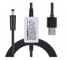 Кабель REAL-EL PWR USB AM DC 5,5/2,1 12v 1m живлення 12 вольт від USB