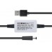 Кабель REAL-EL PWR USB AM DC 5,5/2,1 12v 1m живлення 12 вольт від USB