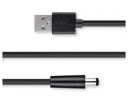 Кабель REAL-EL PWR USB AM DC 5,5/2,1 5v 1m живлення 5 вольт від USB Кабель REAL-EL PWR USB AM DC 5,5/2,1 5v 1m живлення 5 вольт від USB