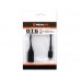 Кабель REAL-EL USB2.0 OTG 0.1m чорний