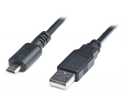Кабель REAL-EL USB2.0 microUSB type B 1,8m чорний