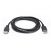 Кабель REAL-EL USB 2.0 Pro AM-AF (подовжувач) 2m чорний