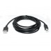 Кабель REAL-EL USB 2.0 Pro AM-BM (інтерфейсний) 3m чорний