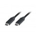 Кабель REAL-EL USB3.0 Type C-Type C 1m чорний