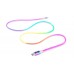 Кабель REAL-EL MFI PD USB Type C - Lightning Rainbow 1m