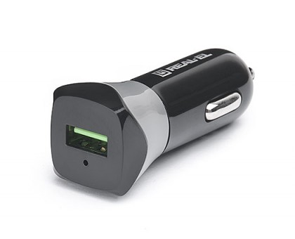 Зарядний пристрій REAL-EL CA-30 USB автомобільний Quick Charge 3 Зарядний пристрій REAL-EL CA-30 USB автомобільний Quick Charge 3