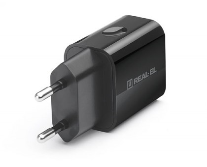 Зарядний пристрій REAL-EL CH-210 USB (2 х USB) Зарядний пристрій REAL-EL CH-210 USB (2 х USB)