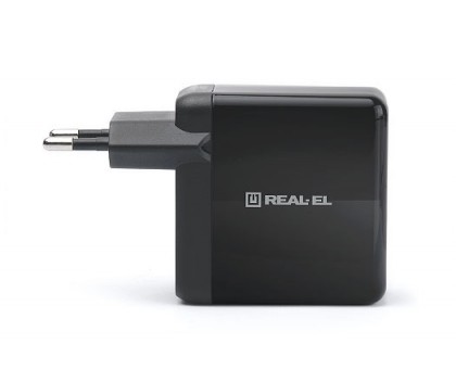 Зарядний пристрій REAL-EL CH-350 USB (USB, Type-C + Quick Charge 3) Зарядний пристрій REAL-EL CH-350 USB (USB, Type-C + Quick Charge 3)