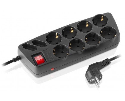 Фільтр-подовжувач REAL-EL RS-10 Protect black 3m чорний Фільтр-подовжувач REAL-EL RS-10 Protect black 3m чорний