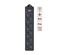 Фільтр-подовжувач REAL-EL RS-PROTECT 1.8m чорний