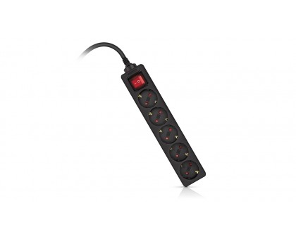 Фільтр-подовжувач REAL-EL RS-Protect M black 1,8m чорний Фільтр-подовжувач REAL-EL RS-Protect M black 1,8m чорний