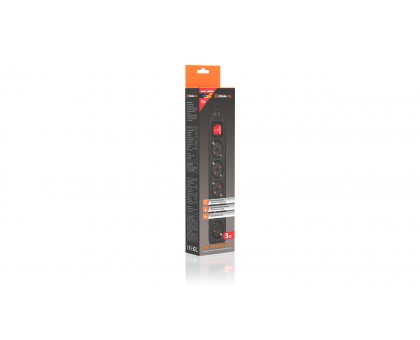 Фільтр-подовжувач REAL-EL RS-Protect M black 1,8m чорний Фільтр-подовжувач REAL-EL RS-Protect M black 1,8m чорний