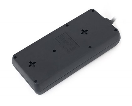 Фільтр-подовжувач REAL-EL RS-8 PROTECT 1.8m чорний уцінка Фільтр-подовжувач REAL-EL RS-8 PROTECT 1.8m чорний уцінка
