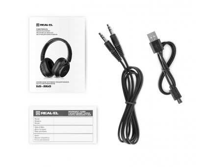 Навушники REAL-EL GD-860 з мікрофоном (Bluetooth) Навушники REAL-EL GD-860 з мікрофоном (Bluetooth)
