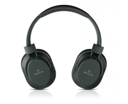 Навушники REAL-EL GD-865 dark green з мікрофоном (Bluetooth, шумозаглушення) Навушники REAL-EL GD-865 dark green з мікрофоном (Bluetooth, шумозаглушення)