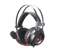 Навушники REAL-EL GDX-7450 з підсвічуванням ігрові з мікрофоном 4pin + PC