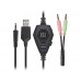 Навушники REAL-EL GDX-7680 ігрові з мікрофоном 4pin + PC