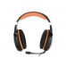 Навушники REAL-EL GDX-7700 SURROUND 7.1 black-orange ігрові з мікрофоном USB