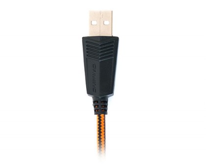 Навушники REAL-EL GDX-7700 SURROUND 7.1 black-orange ігрові з мікрофоном USB Навушники REAL-EL GDX-7700 SURROUND 7.1 black-orange ігрові з мікрофоном USB