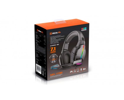 Навушники REAL-EL GDX-7780 ігрові 7.1 з мікрофоном USB