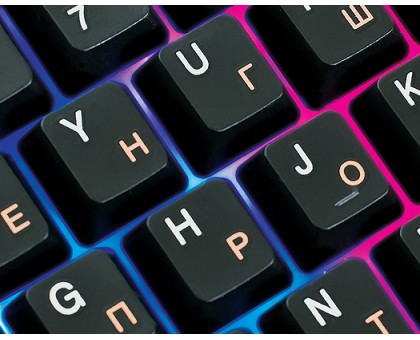 Клавіатура REAL-EL Comfort 7000 Backlit USB ігрова з підсвічуванням