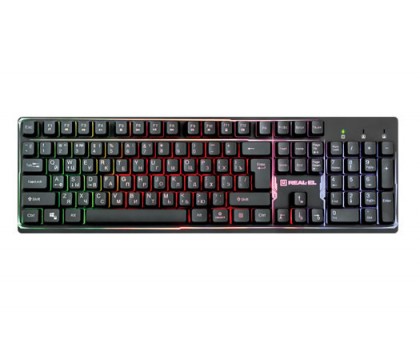 Клавіатура REAL-EL Comfort 7011 Backlit USB уцінка Клавіатура REAL-EL Comfort 7011 Backlit USB уцінка