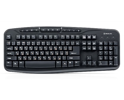 Клавіатура REAL-EL Comfort 7050 USB чорна