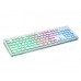Клавіатура REAL-EL Comfort 7070 Backlit USB біла з підсвічуванням