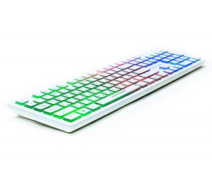 Клавіатура REAL-EL Comfort 7070 Backlit USB біла з підсвічуванням Клавіатура REAL-EL Comfort 7070 Backlit USB біла з підсвічуванням