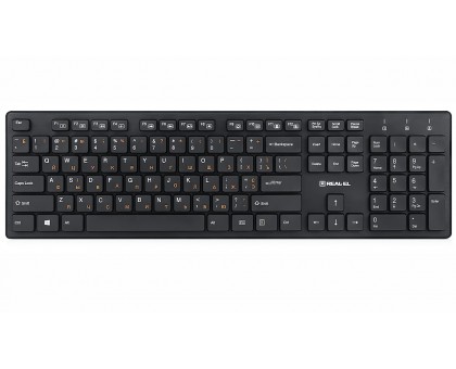 Клавіатура REAL-EL Comfort 7080 USB чорна Клавіатура REAL-EL Comfort 7080 USB чорна
