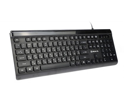 Клавіатура REAL-EL Comfort 7085 USB чорна Клавіатура REAL-EL Comfort 7085 USB чорна