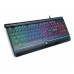 Клавіатура REAL-EL Comfort 8000 Backlit USB чорна з підсвічуванням