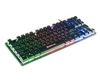 Клавіатура REAL-EL Gaming 8710 TKL Backlit USB ігрова з підсвічуванням Клавіатура REAL-EL Gaming 8710 TKL Backlit USB ігрова з підсвічуванням